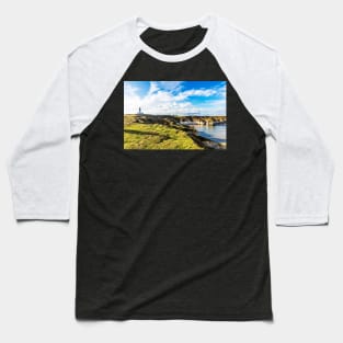 Flamborough Head Lighthouse Baseball T-Shirt